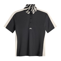 J.Lindeberg Pip Damen Poloshirt, schwarz