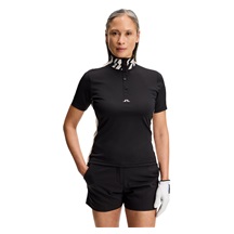 J.Lindeberg Pip Damen Poloshirt, schwarz