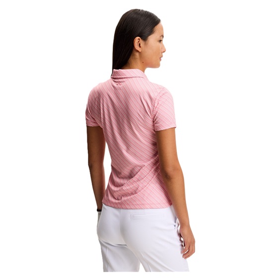 J.Lindeberg Caitlyn Damen Polo, flight bridge flamingo
