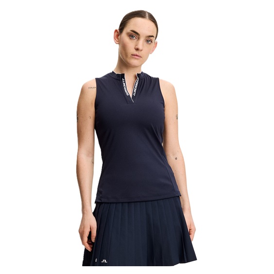 J.Lindeberg Leya Sleeveless Damen Poloshirt, JL Navy