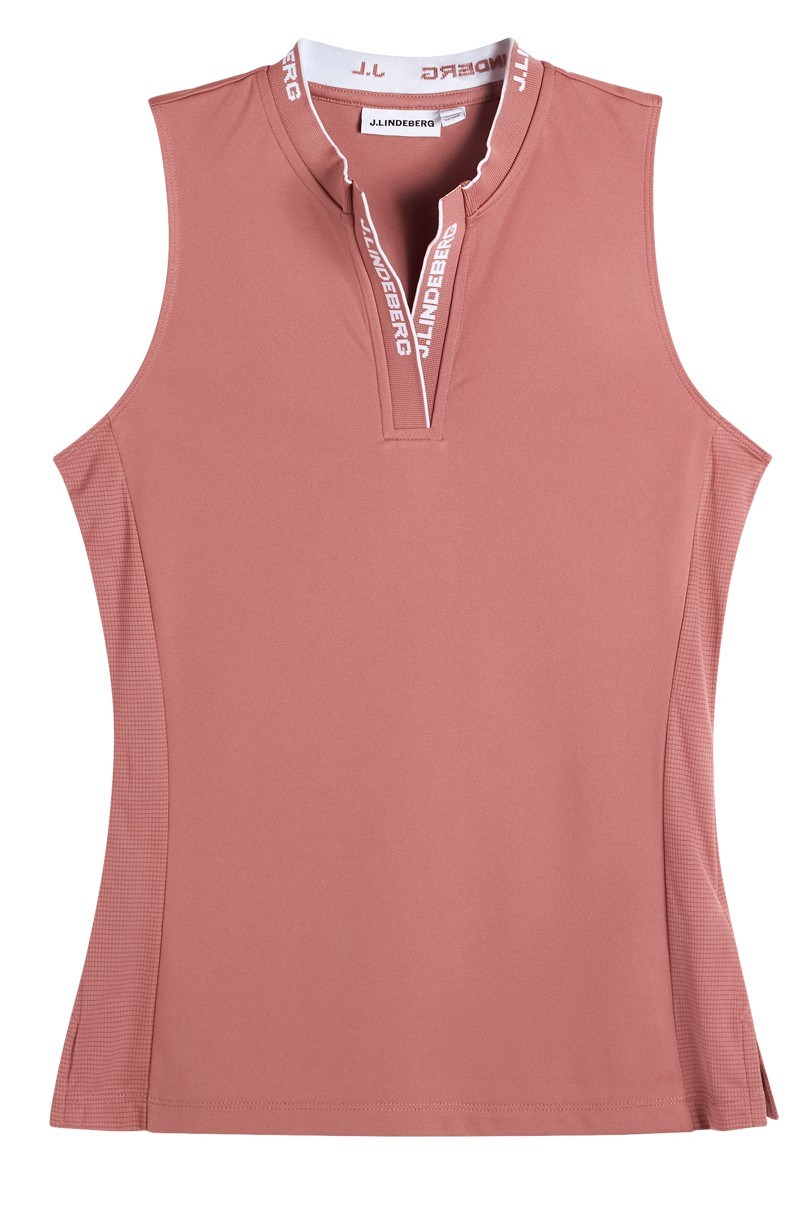 J.Lindeberg Leya Sleeveless Damen Poloshirt, withered rose