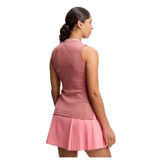 J.Lindeberg Leya Sleeveless Damen Poloshirt, withered rose