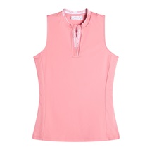 J.Lindeberg Leya Sleeveless Damen Poloshirt, flamingo plume