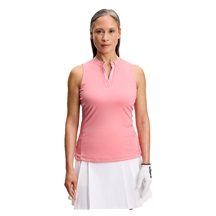 J.Lindeberg Leya Sleeveless Damen Poloshirt, flamingo plume