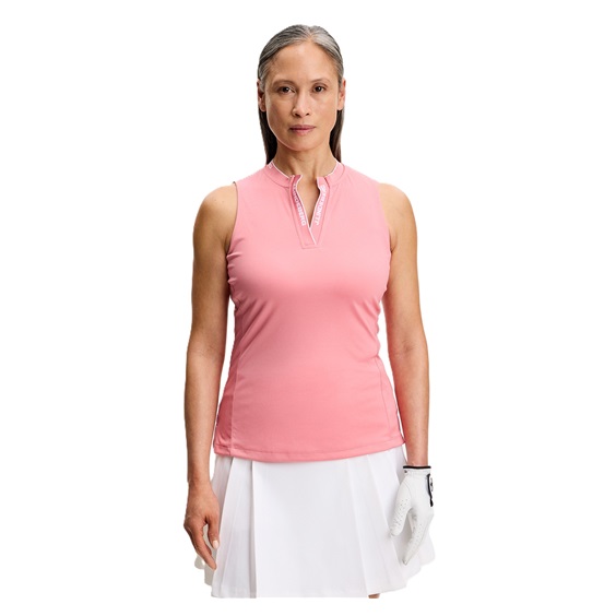 J.Lindeberg Leya Sleeveless Damen Poloshirt, flamingo plume