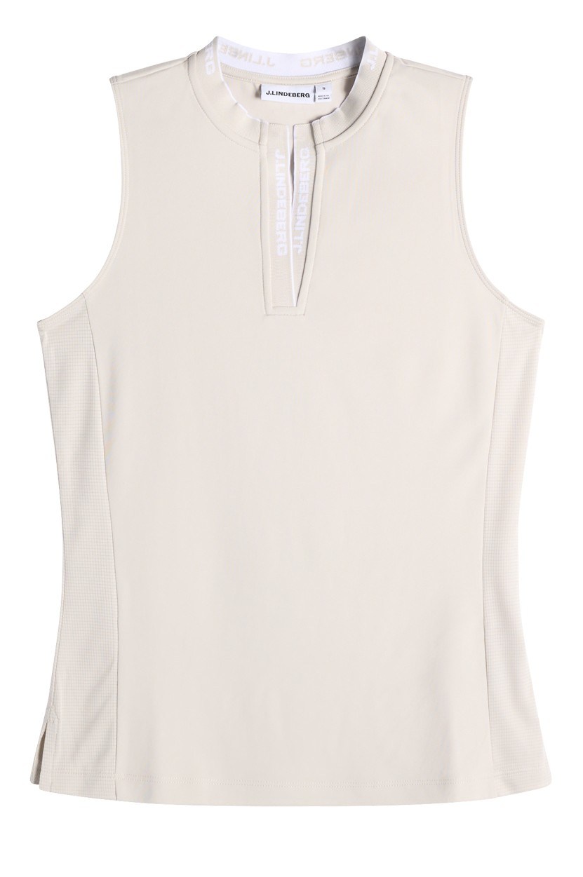 J.Lindeberg Leya Sleeveless Damen Poloshirt, moonbeam