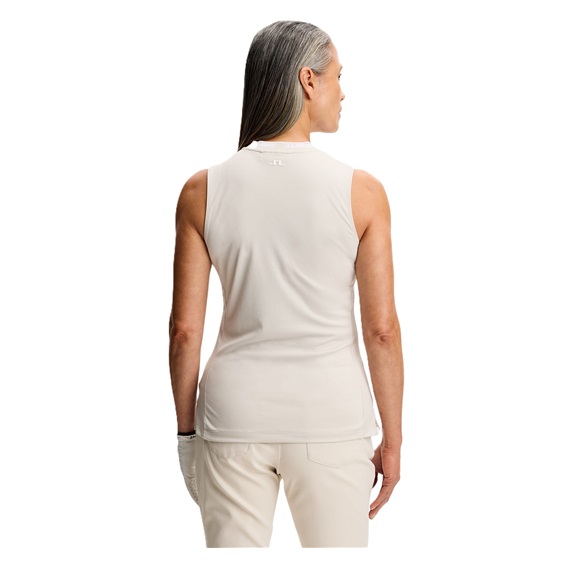J.Lindeberg Leya Sleeveless Damen Poloshirt, moonbeam