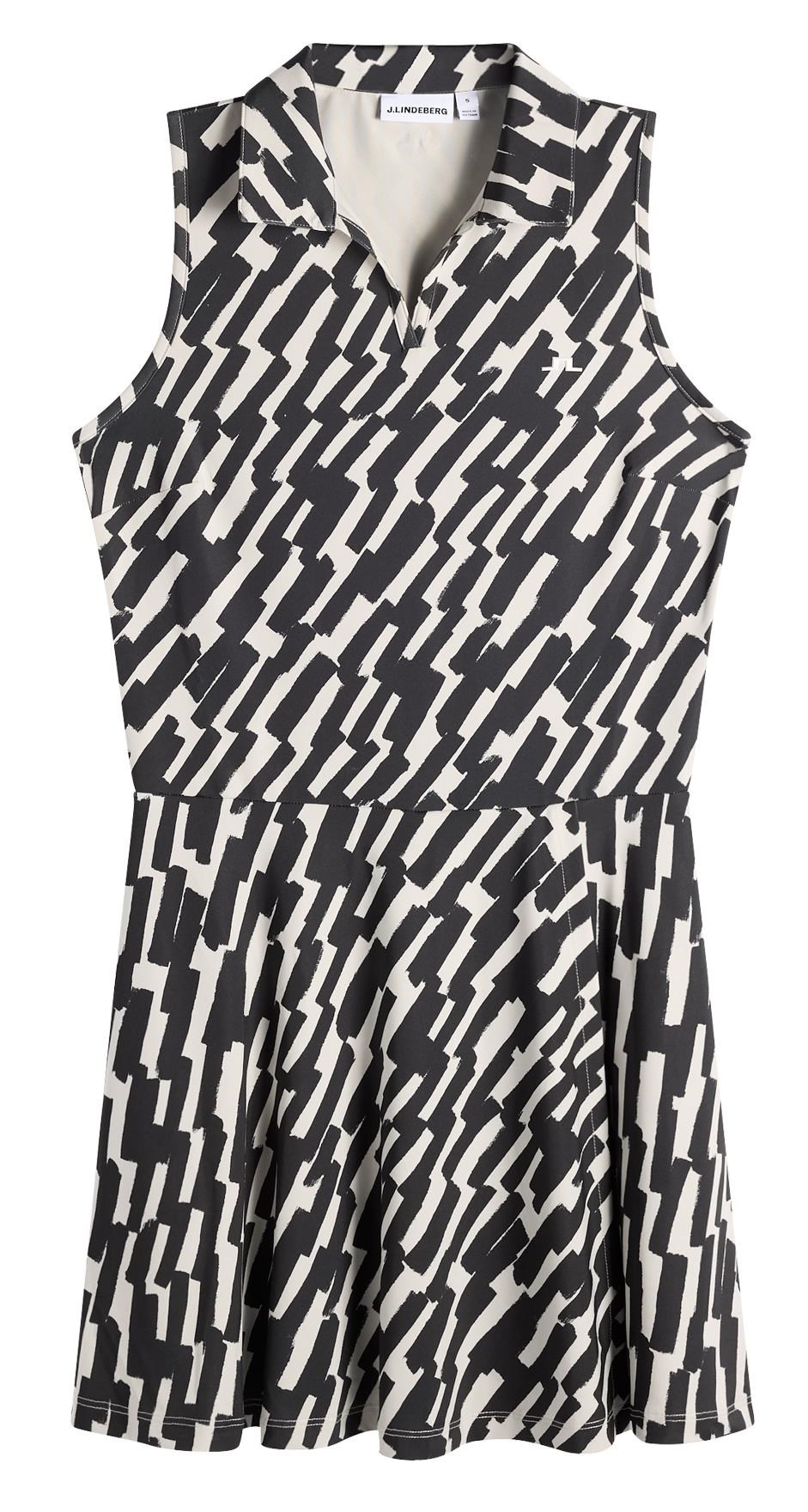 J.Lindeberg Dana Printed Damen Golfkleid, oak moonbeam