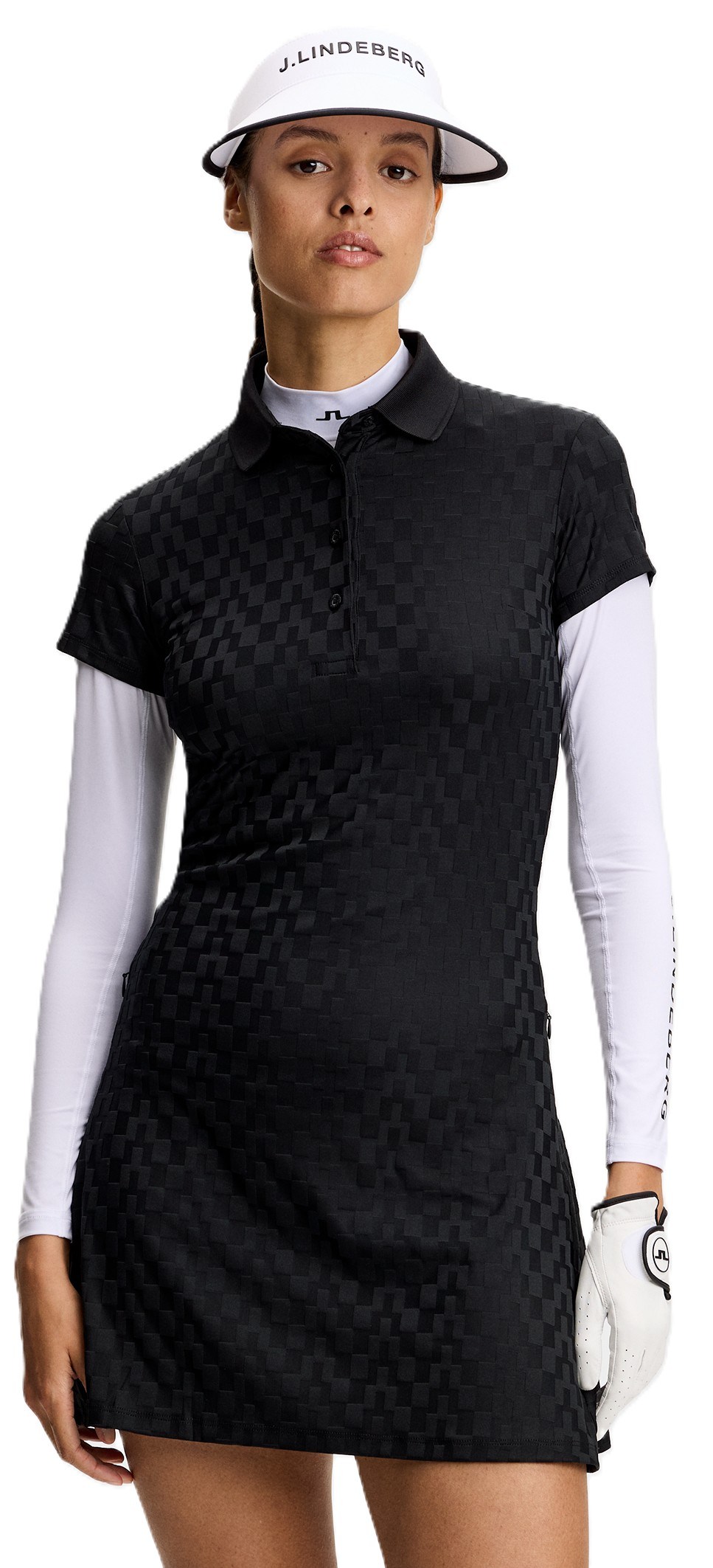 J.Lindeberg Dally Damen Golfkleid, schwarz
