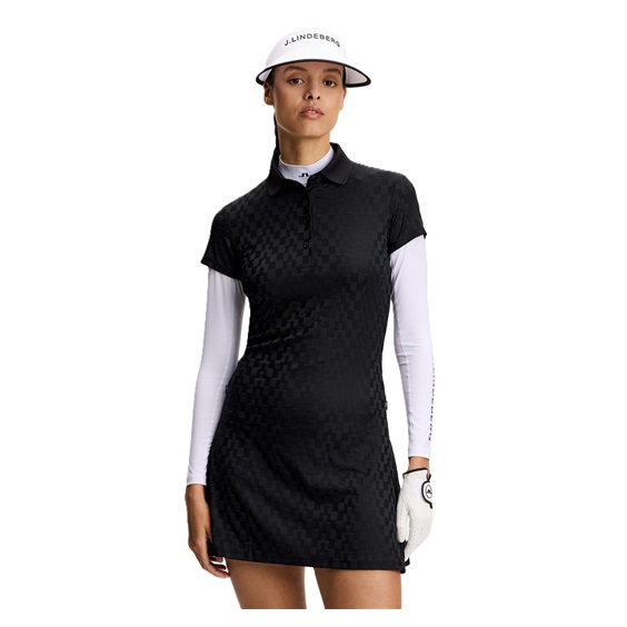 J.Lindeberg Dally Damen Golfkleid, schwarz