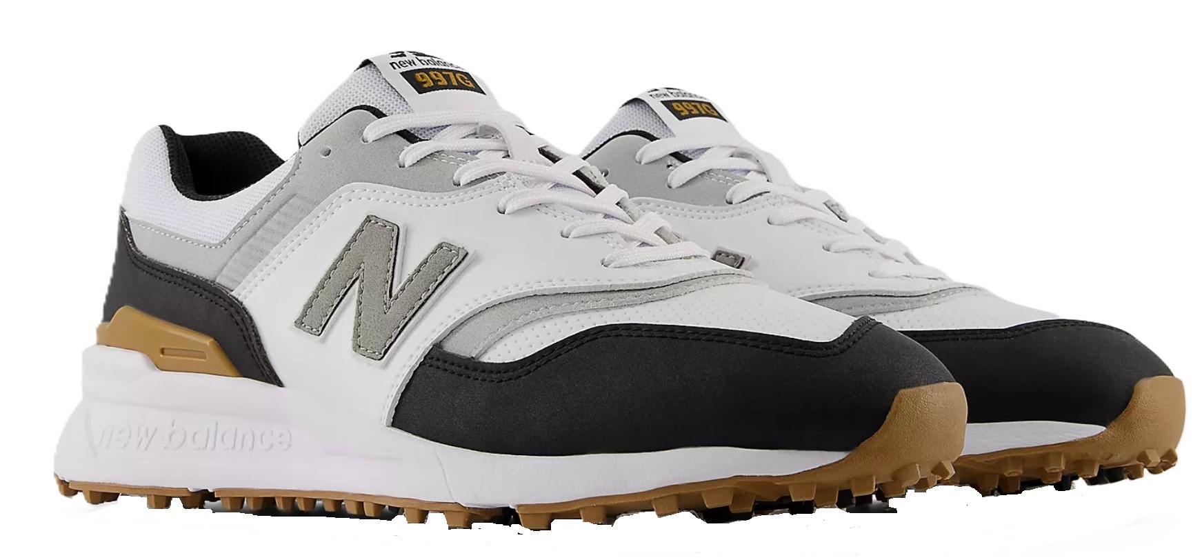 New Balance 997 SL Herren Golfschuhe, weiss/schwarz