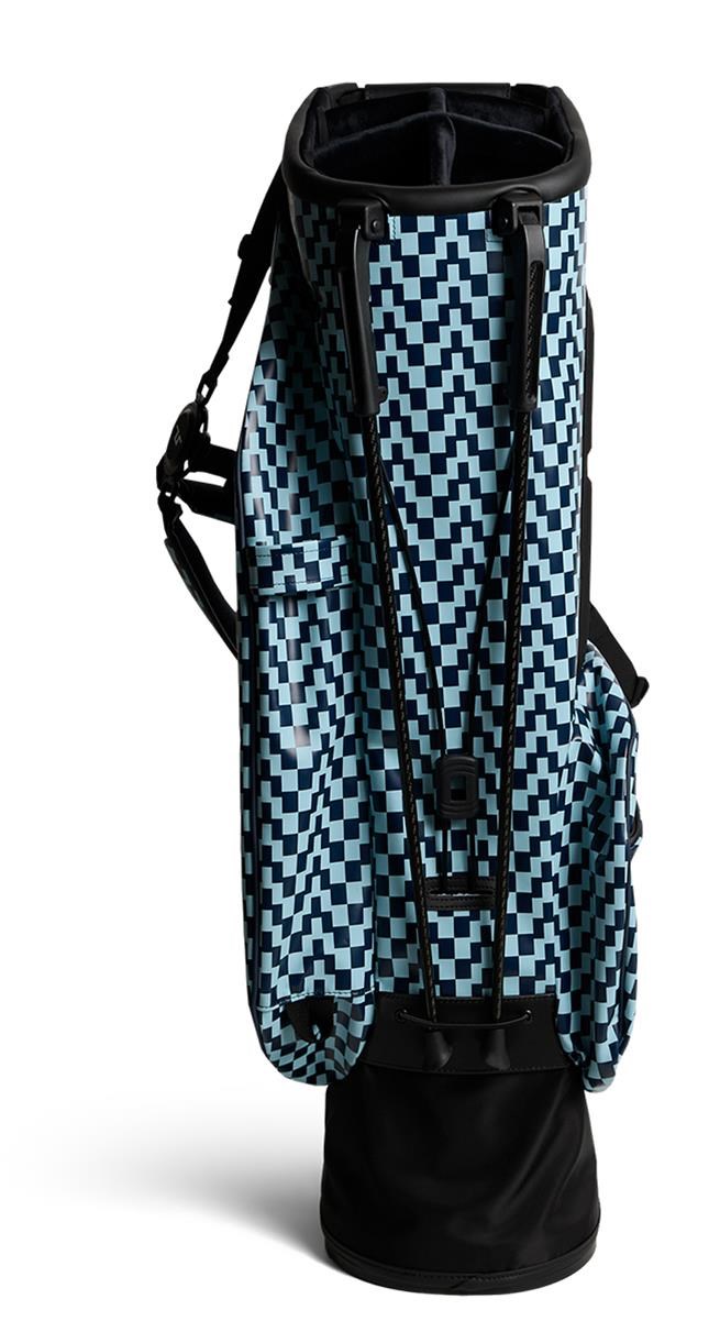 J. Lindeberg Play Printed Standbag, Bridge Stack Forget Navy M
