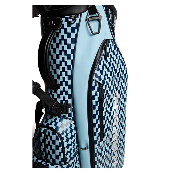 J. Lindeberg Play Printed Standbag, Bridge Stack Forget Navy M