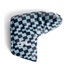 J.Lindeberg Blade Putter Printed Headcover, bridge stack forget navy