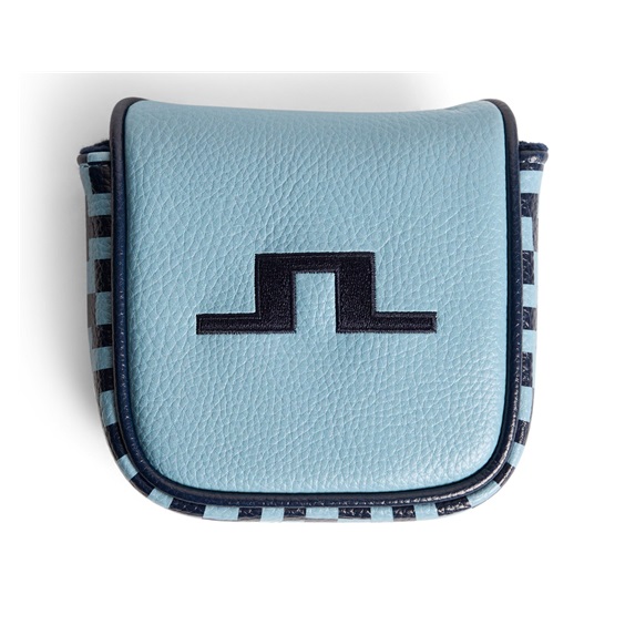J.Lindeberg Mallet Putter Printed Headcover, bridge stack forget navy