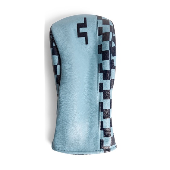 J.Lindeberg JL Driver Printed Headcover, bridge stack forget navy