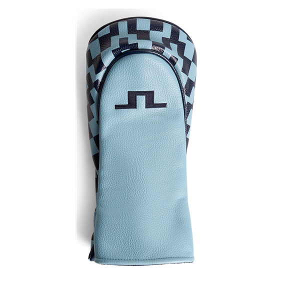 J.Lindeberg JL Driver Printed Headcover, bridge stack forget navy