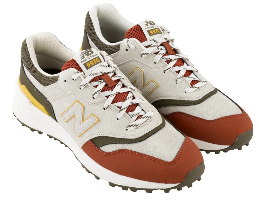 New Balance 997 SL Herren Golfschuhe, olive/taupe