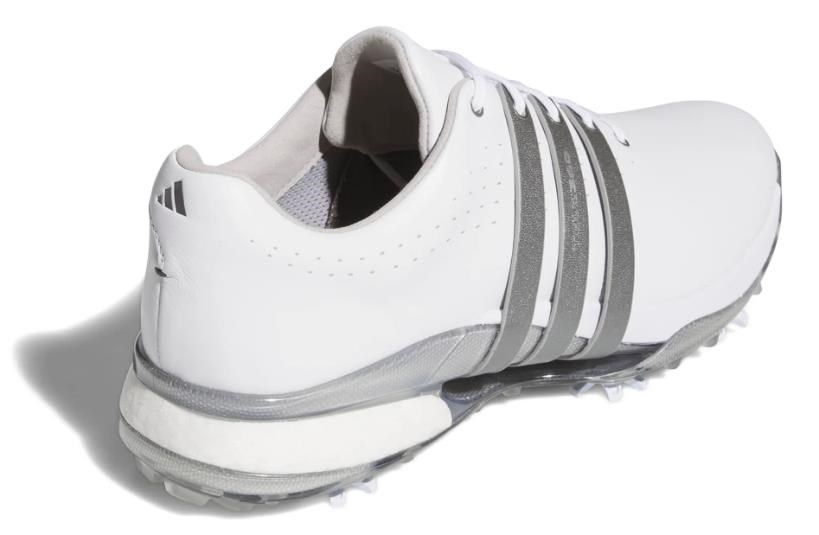 Adidas Tour360 24 Herren Golfschuhe, white/iron metal/silver