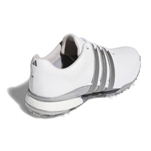 Adidas Tour360 24 Herren Golfschuhe, white/iron metal/silver