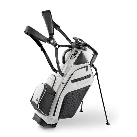 LIMITED - Motocaddy EliteFLEX Standbag, weiss/schwarz