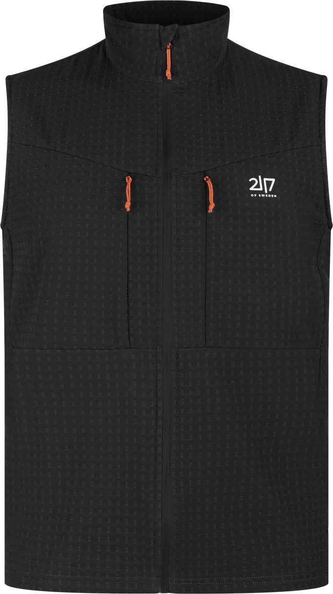 2117 of Sweden Mellom 3D Softshell Herren Weste, schwarz