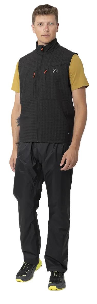 2117 of Sweden Mellom 3D Softshell Herren Weste, schwarz