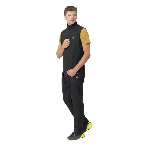 2117 of Sweden Mellom 3D Softshell Herren Weste, schwarz