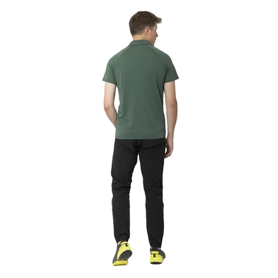 2117 of Sweden Fröseke Technical Pique Herren Poloshirt, Waldgrün