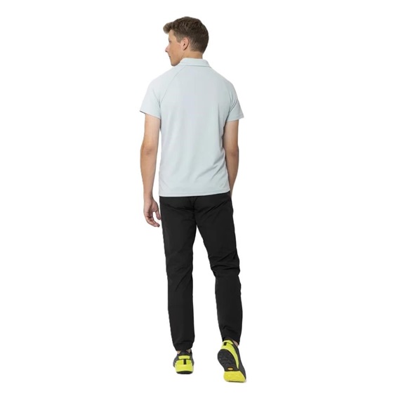 2117 of Sweden Fröseke Technical Pique Herren Poloshirt, pearl blau