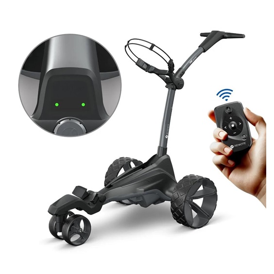 Motocaddy NEW ME REMOTE DHC Elektrotrolley, Ultra-Lithium-Akku