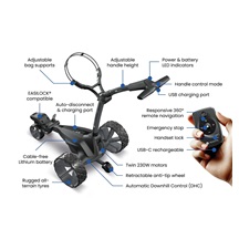 Motocaddy NEW ME REMOTE DHC Elektrotrolley, Ultra-Lithium-Akku
