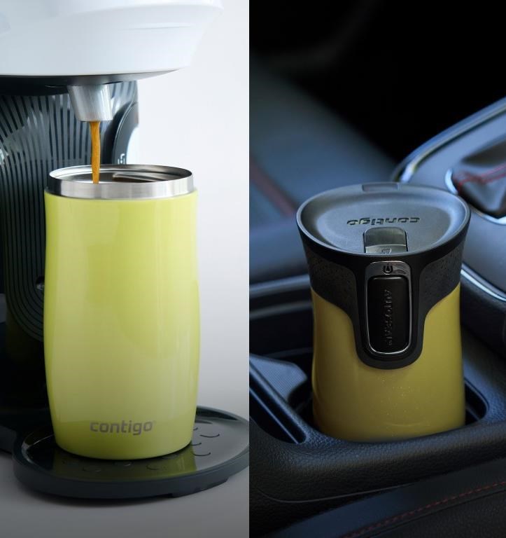 Contigo West Loop Mini Thermobecher, 300 ml, limelight