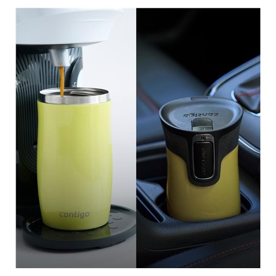 Contigo West Loop Mini Thermobecher, 300 ml, limelight