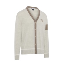 Callaway Legacy Collection Blocked Cardigan Herren Pullover, fields of rye heather
