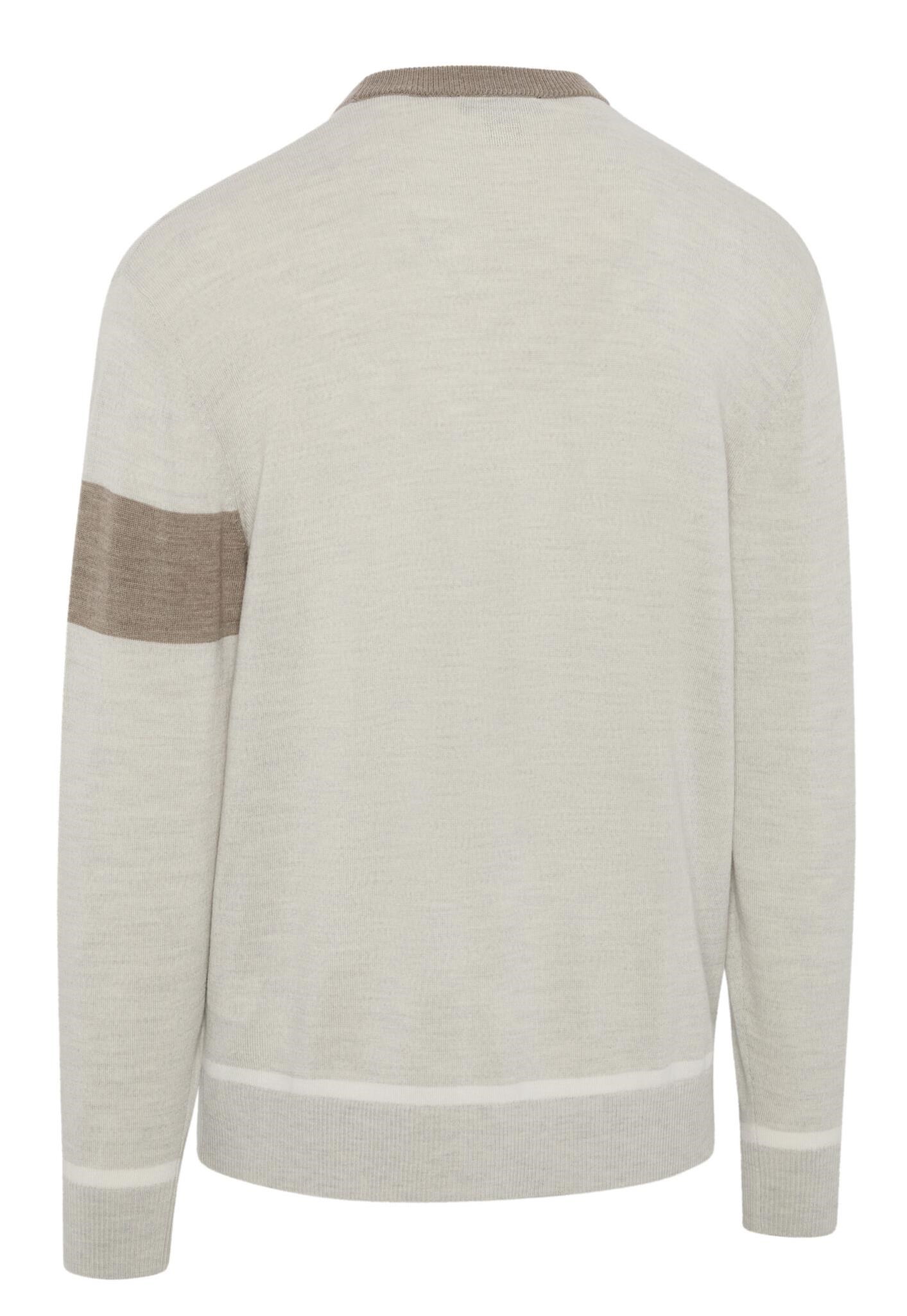 Callaway Legacy Collection Blocked Cardigan Herren Pullover, fields of rye heather