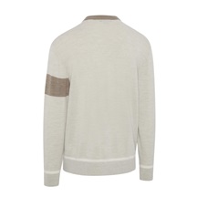 Callaway Legacy Collection Blocked Cardigan Herren Pullover, fields of rye heather