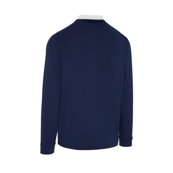 Callaway Mixed Medai Legacy Colection Longsleeve Blocked Herren Poloshirt, dunkelblau