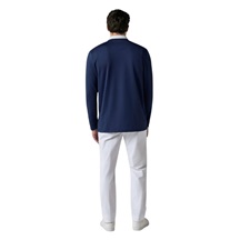 Callaway Mixed Medai Legacy Colection Longsleeve Blocked Herren Poloshirt, dunkelblau