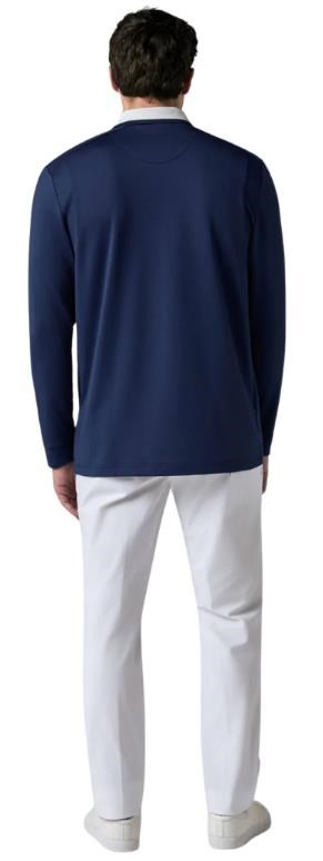 Callaway Mixed Medai Legacy Colection Longsleeve Blocked Herren Poloshirt, dunkelblau
