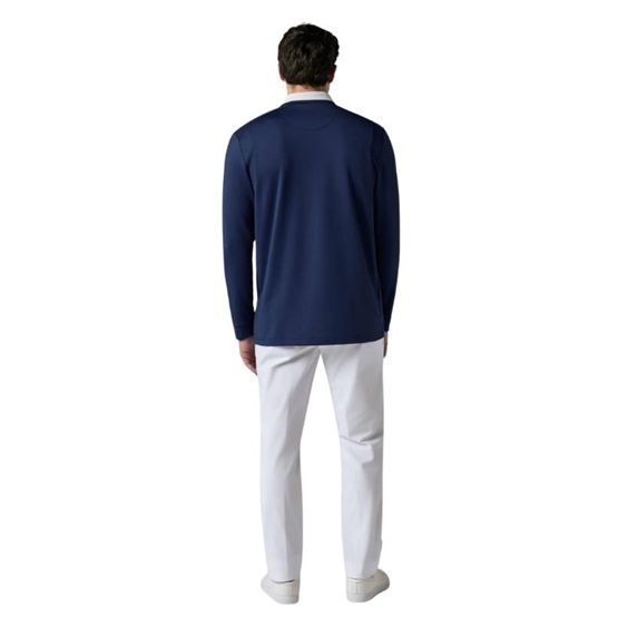 Callaway Mixed Medai Legacy Colection Longsleeve Blocked Herren Poloshirt, dunkelblau
