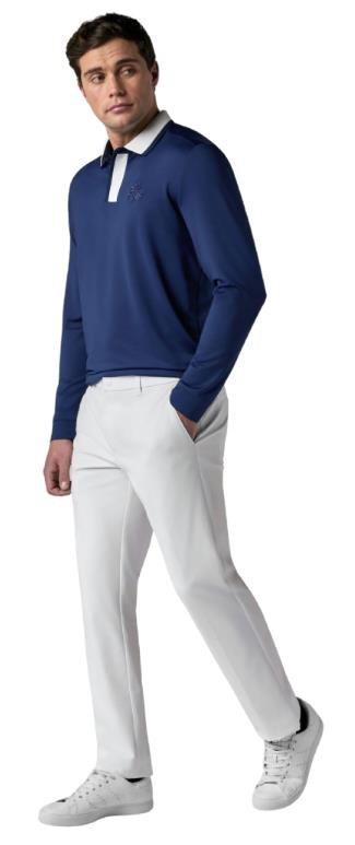 Callaway Legacy Collection Flat Front with elastic rib piecing at waist Herren Golfhose, weiss