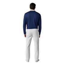 Callaway Legacy Collection Flat Front with elastic rib piecing at waist Herren Golfhose, weiss