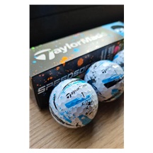TaylorMade SpeedSoft Ink Blue Golfbälle, 4Stk.