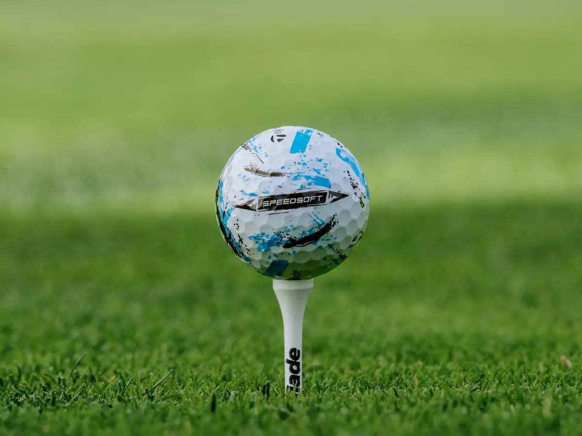 TaylorMade SpeedSoft Ink Blue Golfbälle, 4Stk.