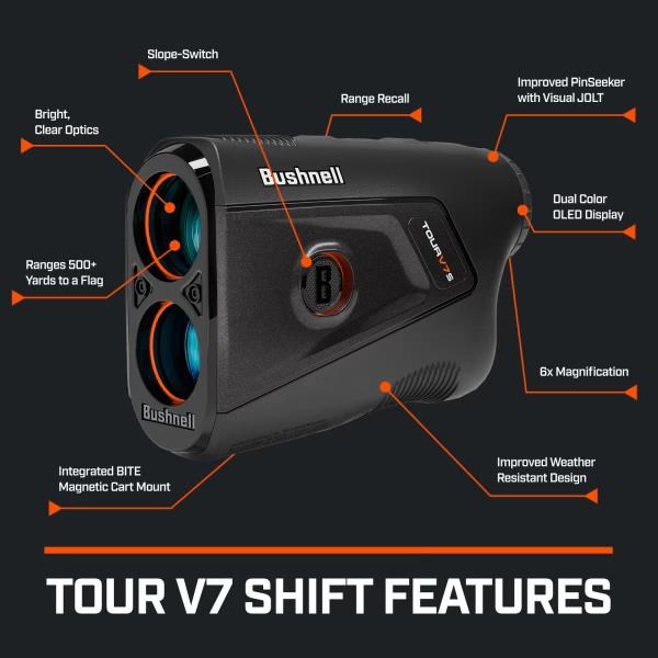 Bushnell Tour V7 Shift Laser-Entfernungsmesser