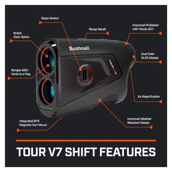 Bushnell Tour V7 Shift Laser-Entfernungsmesser