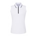 Ping Eben Sleeveless Damen Poloshirt, weiss