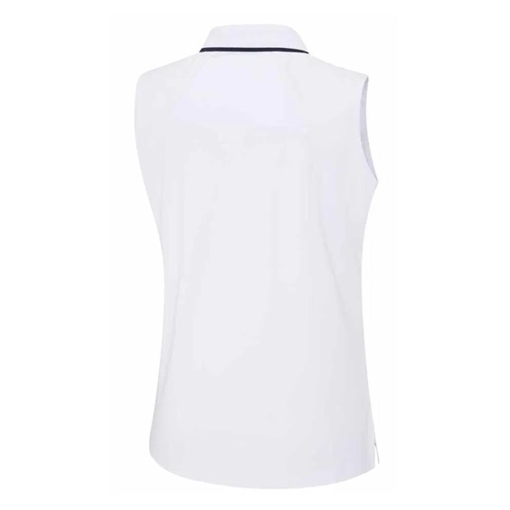 Ping Eben Sleeveless Damen Poloshirt, weiss