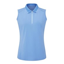 Ping Eben Sleeveless Damen Poloshirt, blau